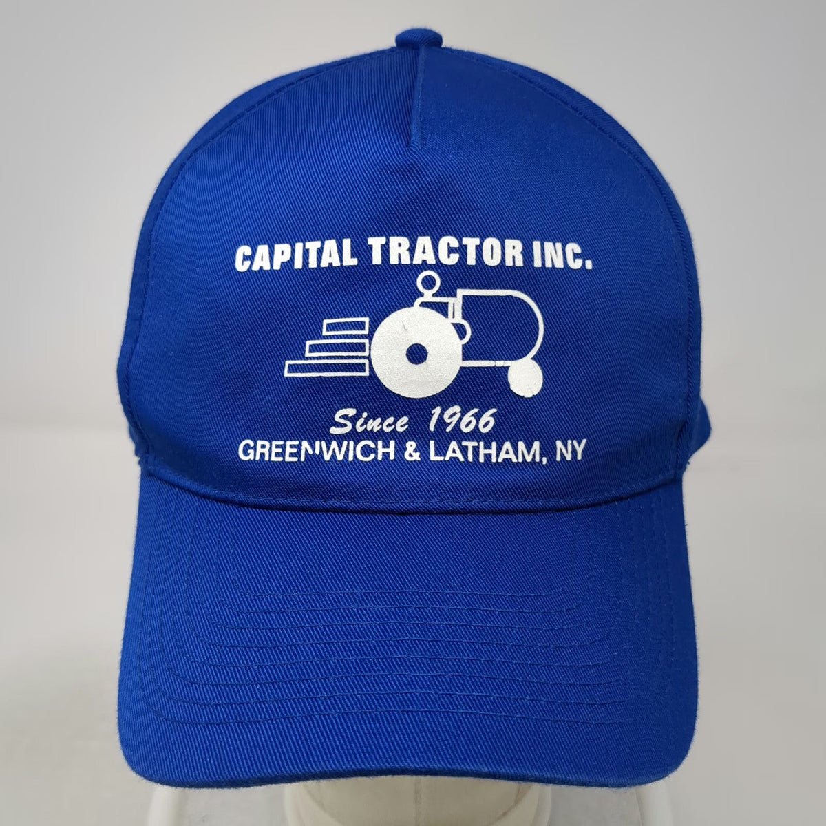 OTTO 5 Panel Blue One Size Snapback Capital Tractor Inc Greenwich Latham NY Hat