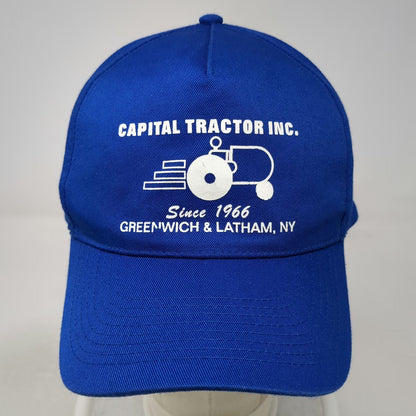 OTTO 5 Panel Blue One Size Snapback Capital Tractor Inc Greenwich Latham NY Hat