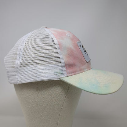 OC Trucker Hat Pink One Size Tie-Dye Mesh Snapback Tiger Retired Patch Hat