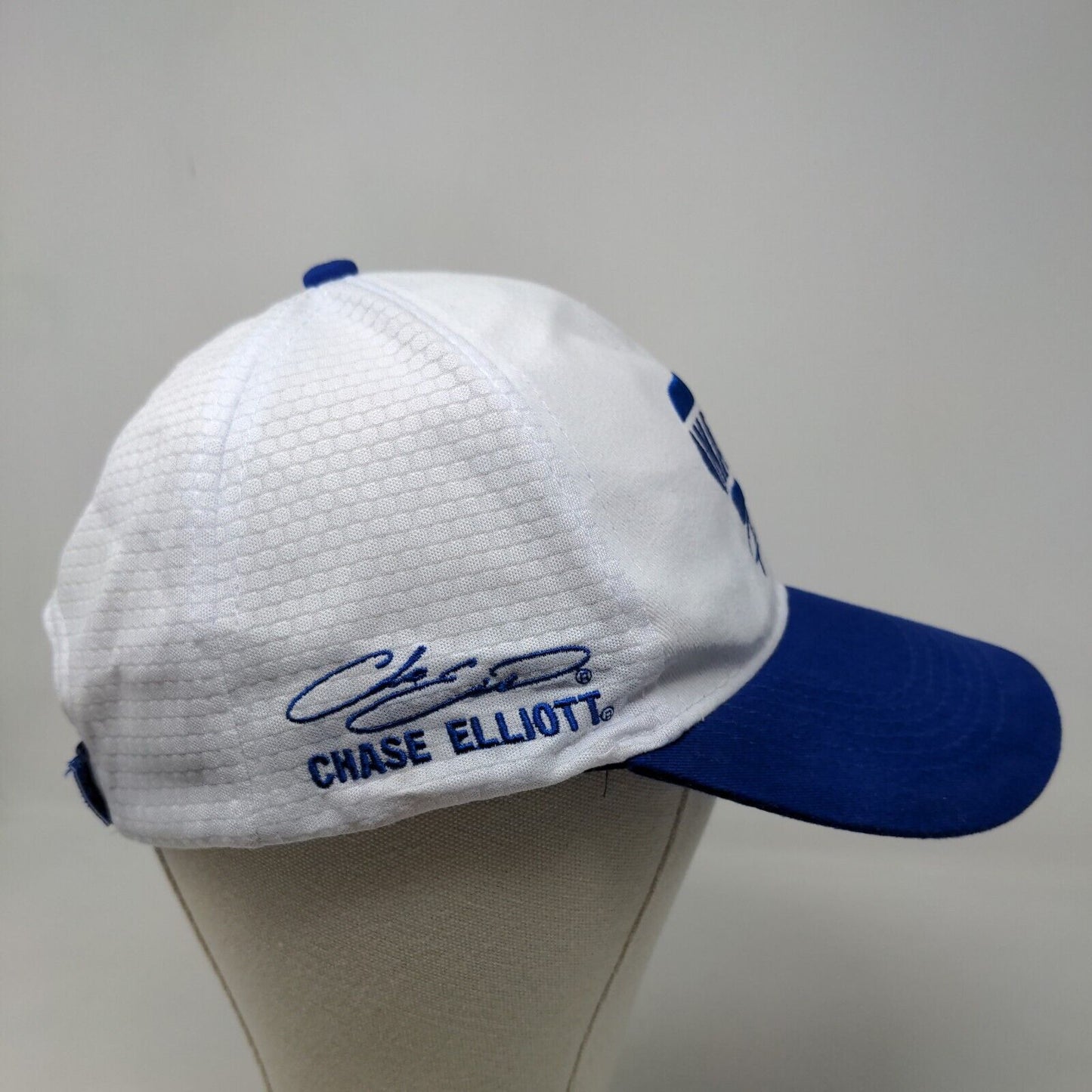 NAPA Racing Men's Strapback Hat White Blue Adjustable Embroidered Chase Elliot