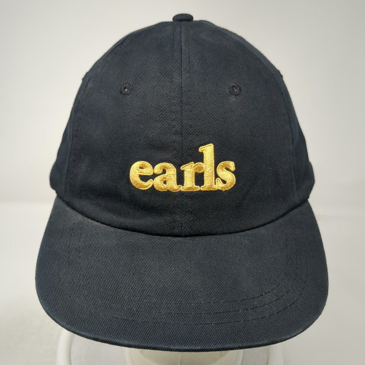 Earls Kitchen Bar Baseball Cap Black One Size Slideback Canada Flag Gold Hat