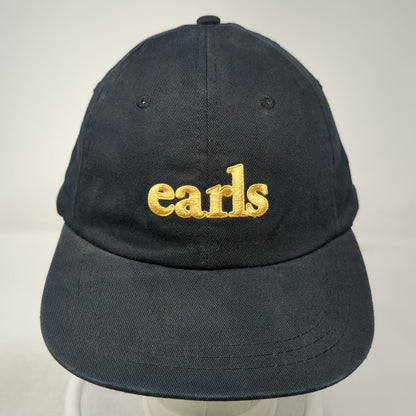 Earls Kitchen Bar Baseball Cap Black One Size Slideback Canada Flag Gold Hat
