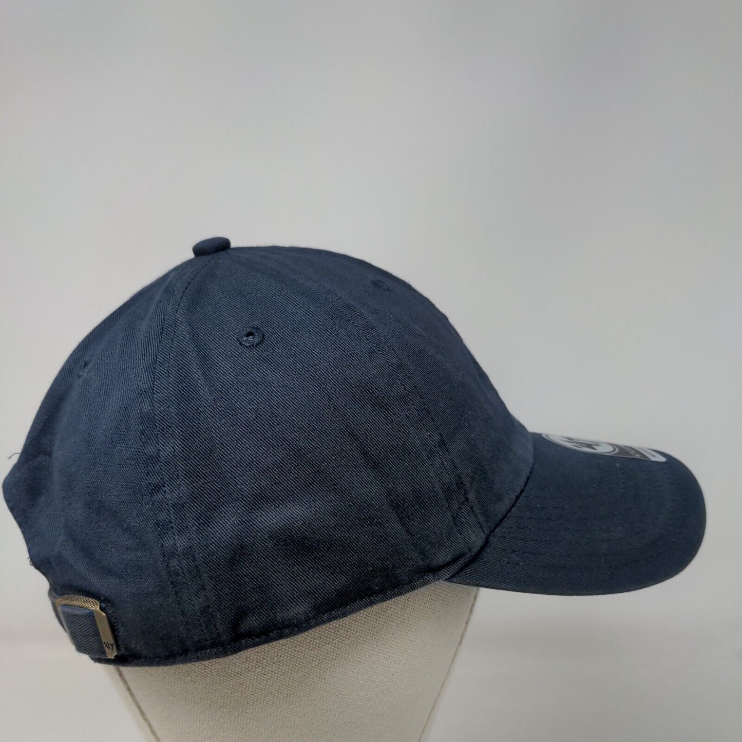 3's Slideback Hat Blue OSFA Adjustable Embroidered Solid '47 Clean Up
