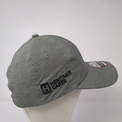 Imperial Strapback Baseball Cap Gray One Size Adjustable True Fit Embroidered