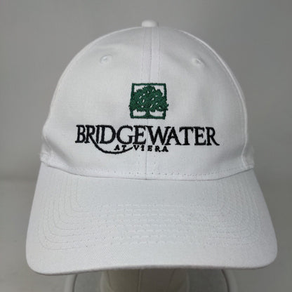 Bridgewater At Viera Strapback Hat White One Size Embroidered Port & Company