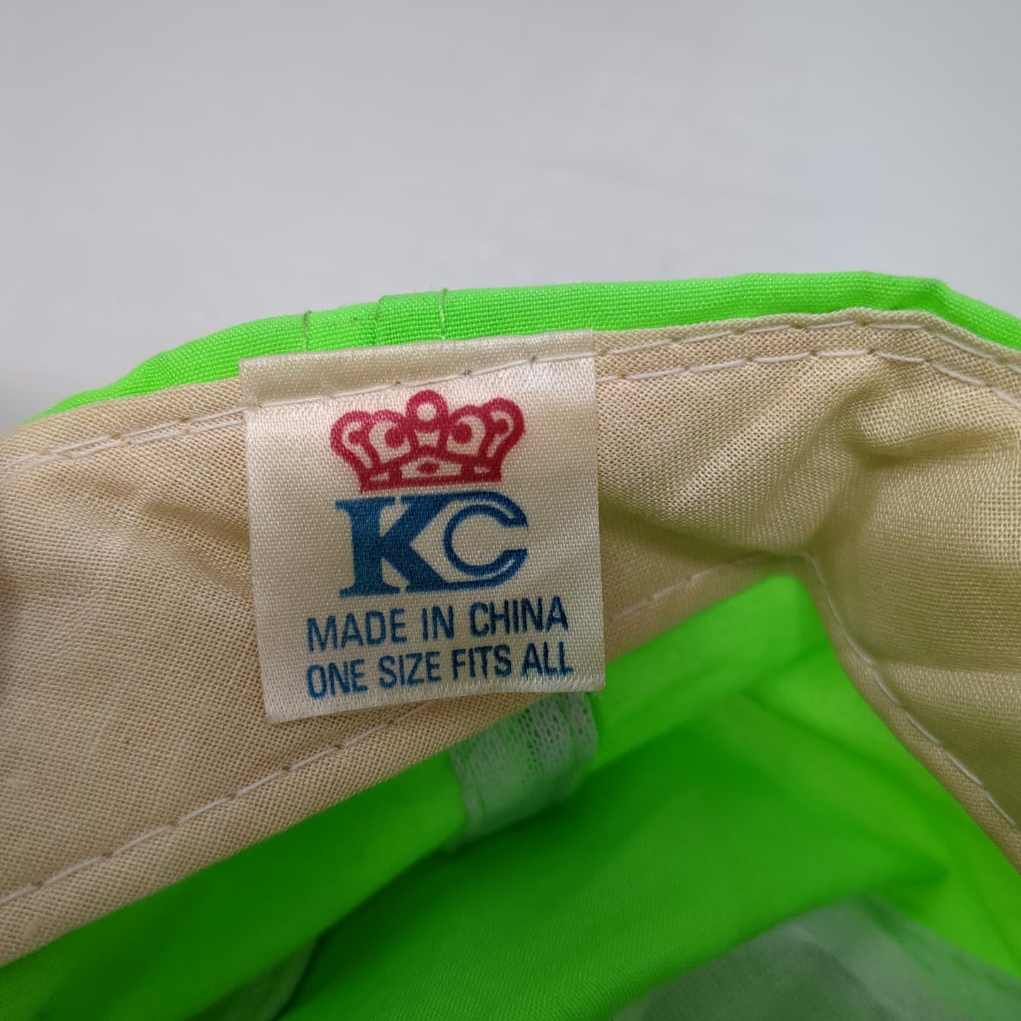 KC 5 Panel Green Hat One Size NAPA Get Charged Up Batteries Rope Snapback Neon