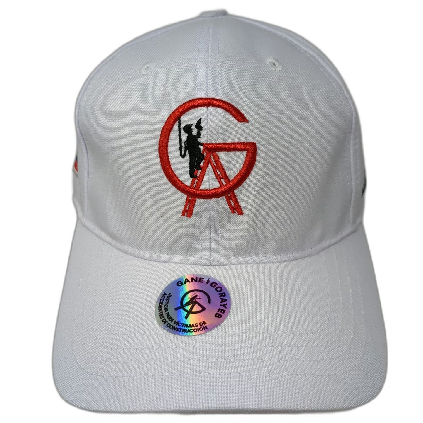 Moon Sportswear Baseball Cap White OSFM Gane Gorayeb Ecuador Flag Law Firm Hat