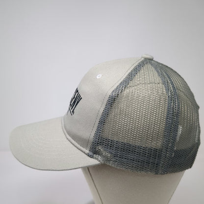 Larceny Bourbon Gray One Size Trucker Hat John E Fitzgerald Mesh Snapback Logo