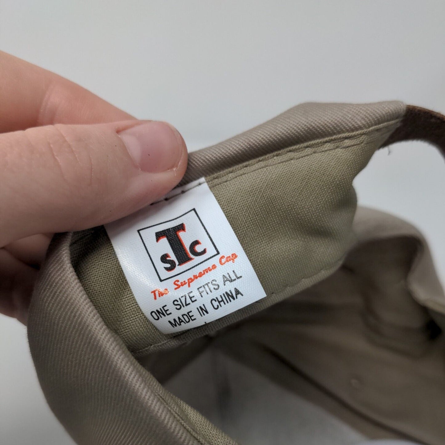 PSC Producers Supply Co-Op Slideback Rope Hat Tan OSFA Adjustable