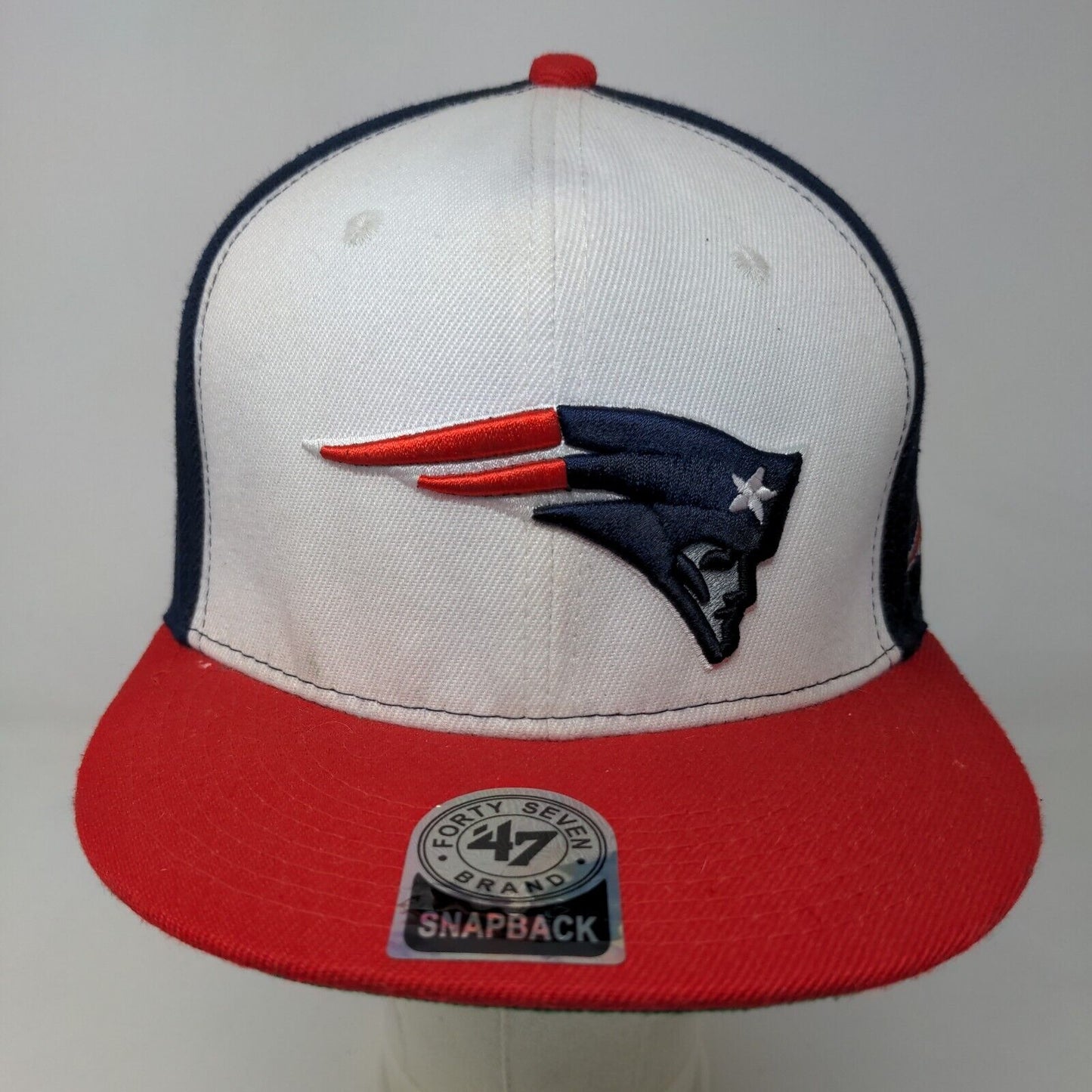 Forty Seven Brand Men's Snapback Hat Multi Size OS New England Patriots Logo