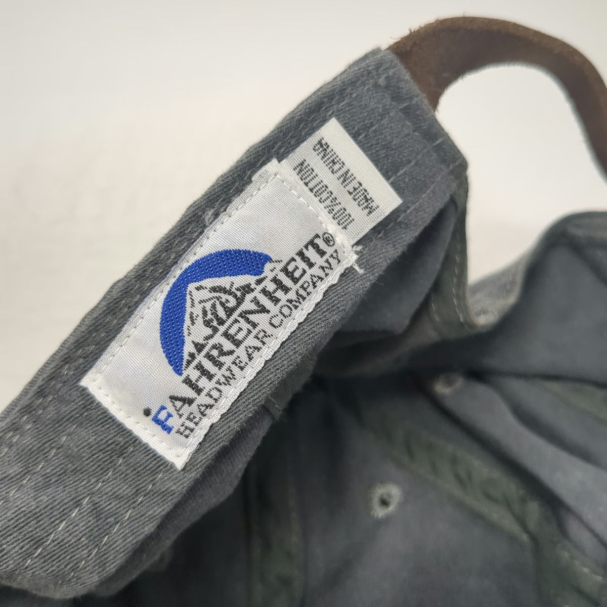 Fahrenheit Headwear Baseball Cap Gray One Size Who Farted Lobster Camden Maine