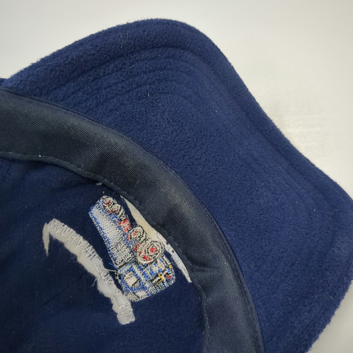 Glenmuir Baseball Cap Blue One Size Quilted Fleece Truck Lorry Strapback Hat