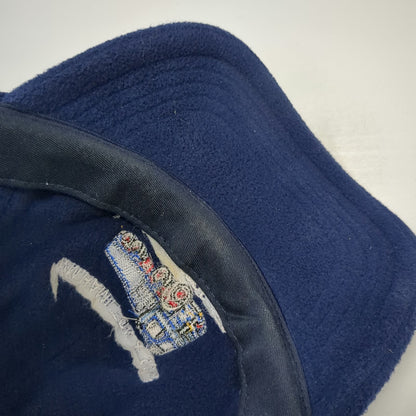 Glenmuir Baseball Cap Blue One Size Quilted Fleece Truck Lorry Strapback Hat