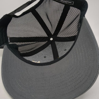 Richardson Trucker Hat Gray One Size Crown Utilities LLC Logo Snapback Mesh Back