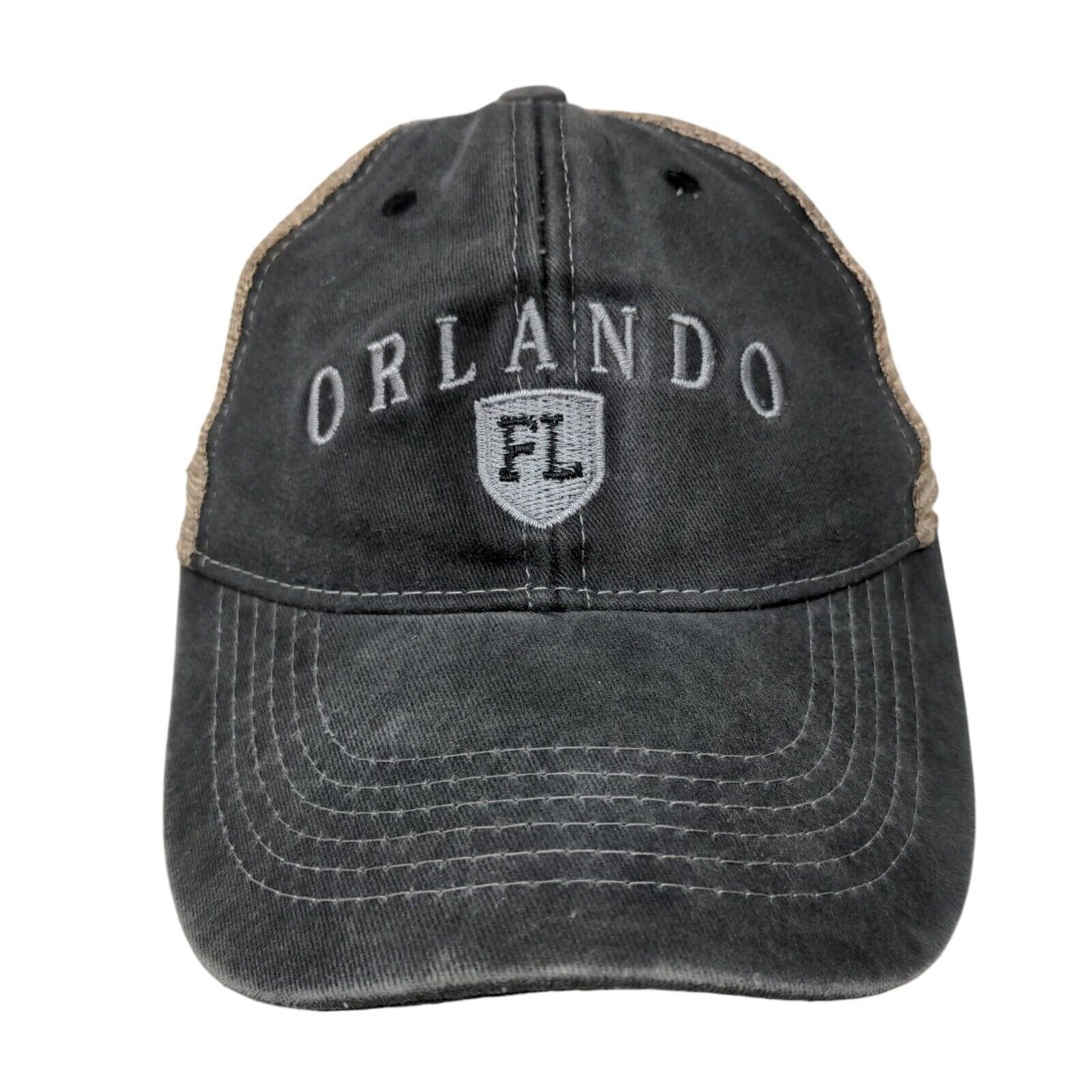 Orlando FL Snapback Mesh Back Trucker Hat Multi One Size Embroidered