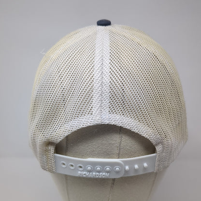 Meadow Gold Trucker Hat Blue OS Adjustable Embroidered Mesh Back Richardson