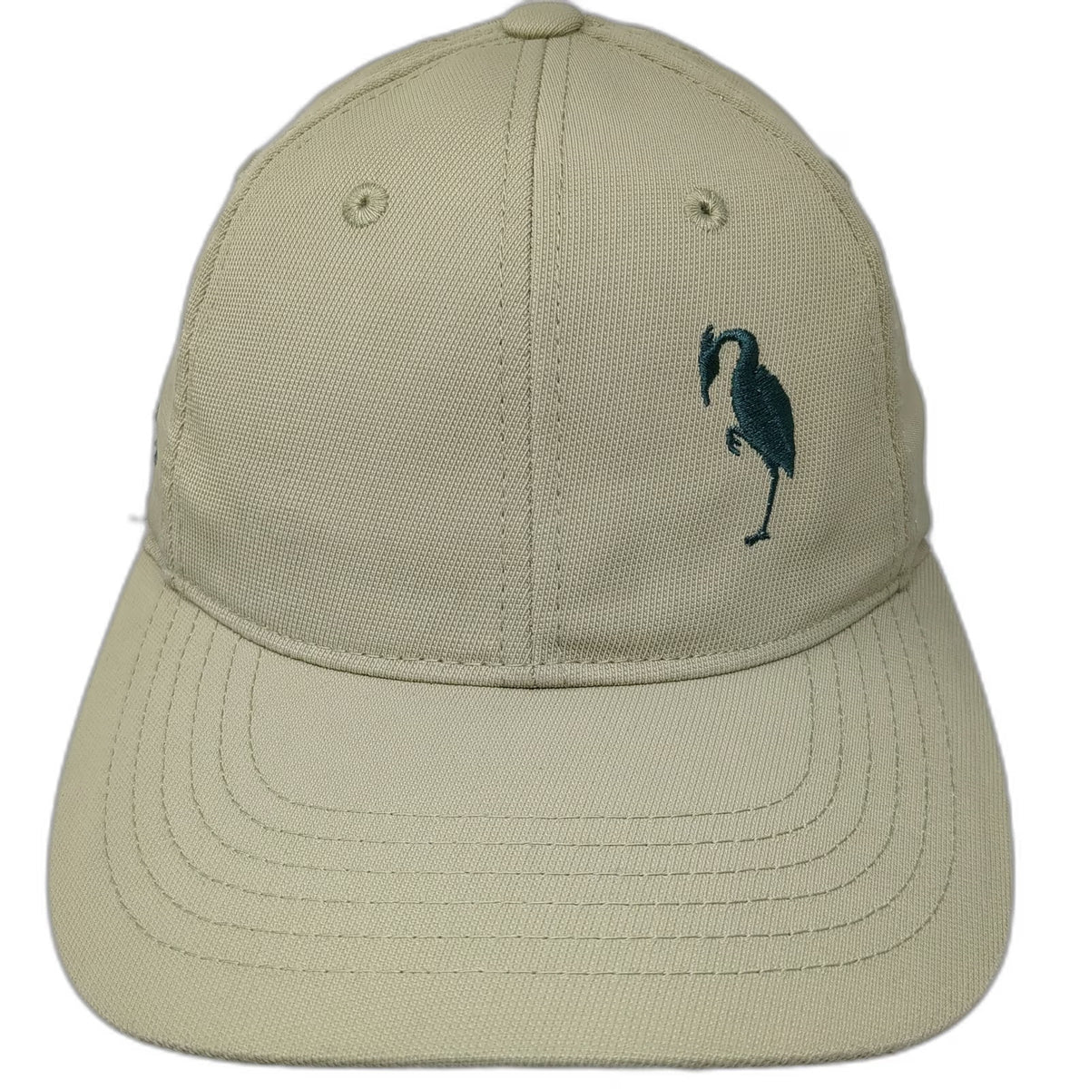 Port Authority Baseball Cap Green One Size Strapback Bird CCCC Turf Nylon Hat