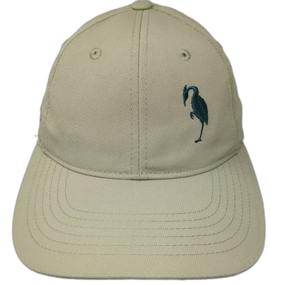 Port Authority Baseball Cap Green One Size Strapback Bird CCCC Turf Nylon Hat