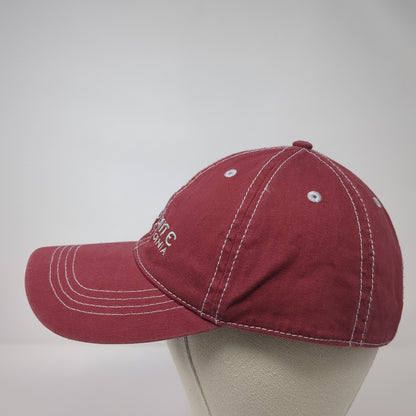 Yosemite California Slideback Hat Red One Size Adjustable Prairie Mountain