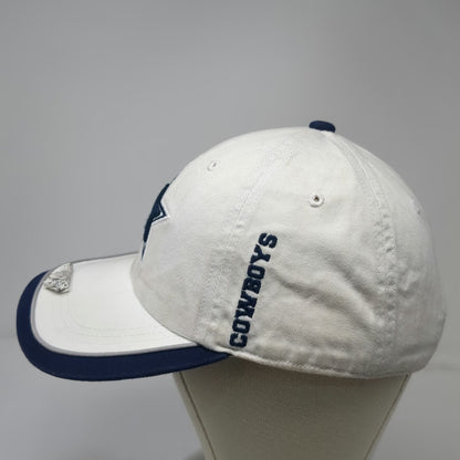 Dallas Cowboys NFL Authentic Baseball Cap White One Size Blue Star Hat Slideback