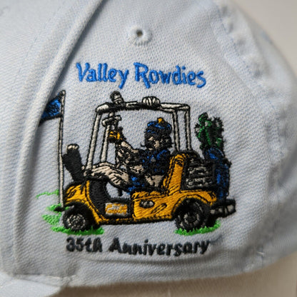 Travis Mathew Snapback Hat Blue One Size Valley Rowdies 35th Anniversary