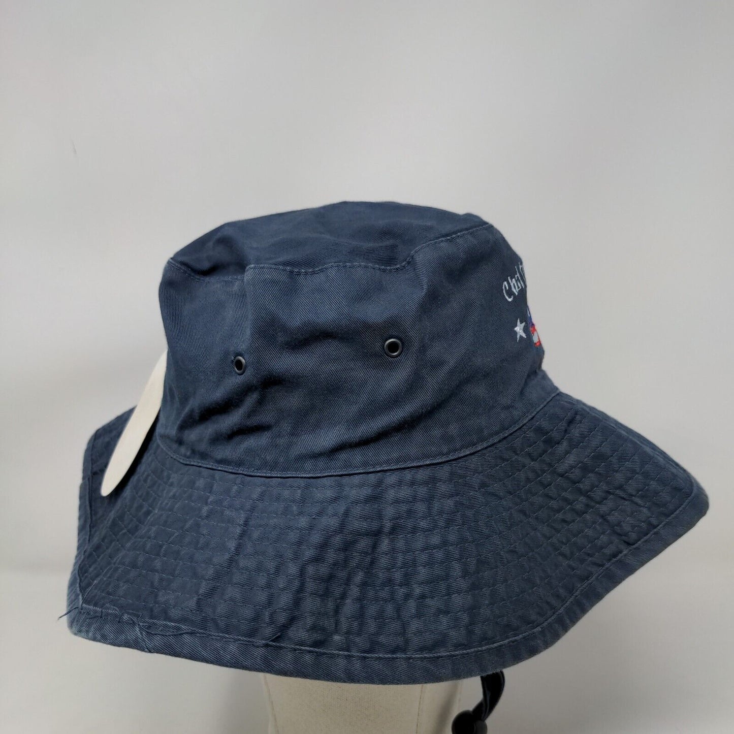 Chilton Reunion 2003 Fisherman Bucket Hat Blue S/M Patriotic Ouray W/Tags