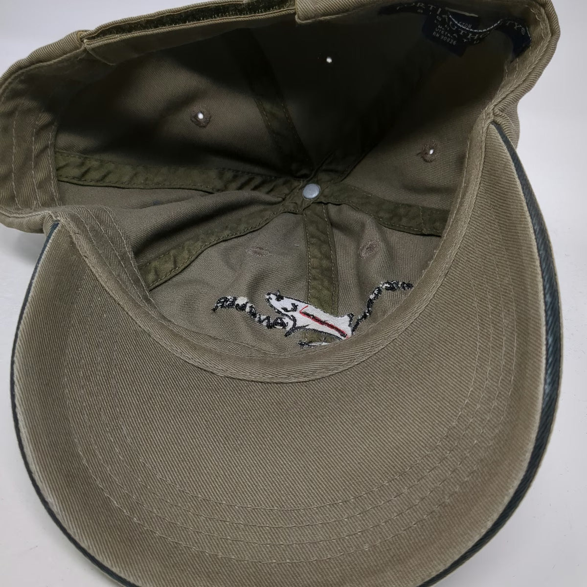 Port Authority Baseball Cap Brown One Size McCall Angler Fishing Hat Strapback