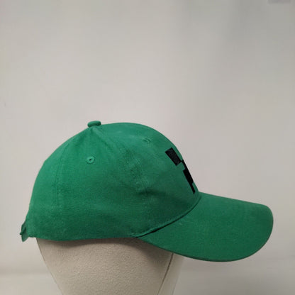 Minecraft Creeper Face Snapback Hat Green One Size Adjustable Embroidered Jinx
