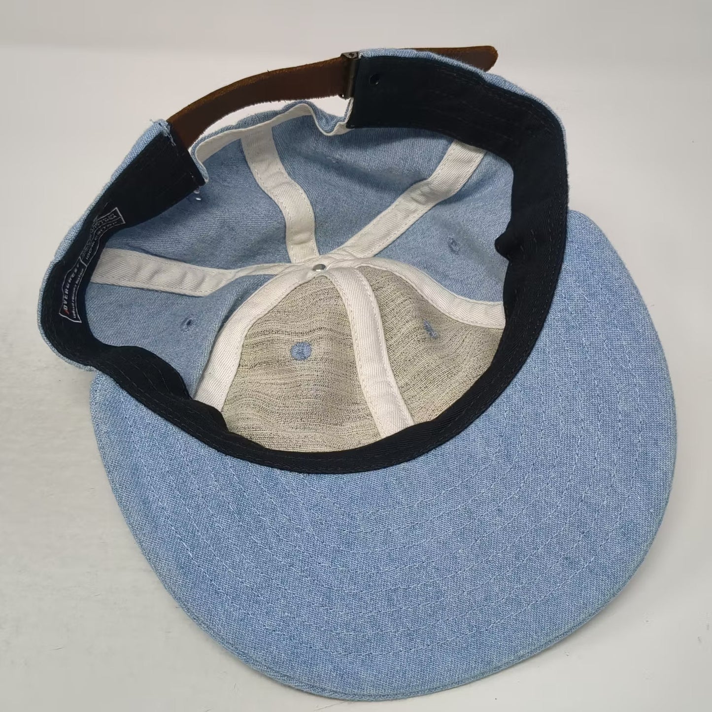 Overcrest Sportscar Vacationland Baseball Cap Hat Blue Denim One Size Adjustable