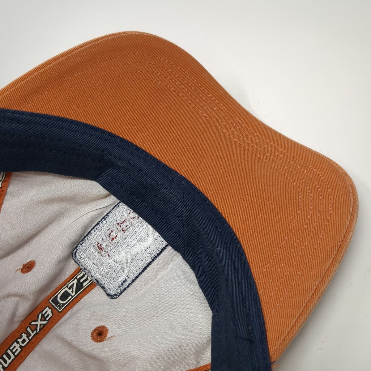 Ahead Baseball Cap Orange One Size PGA Tour Logo American Flag Embroidered Hat