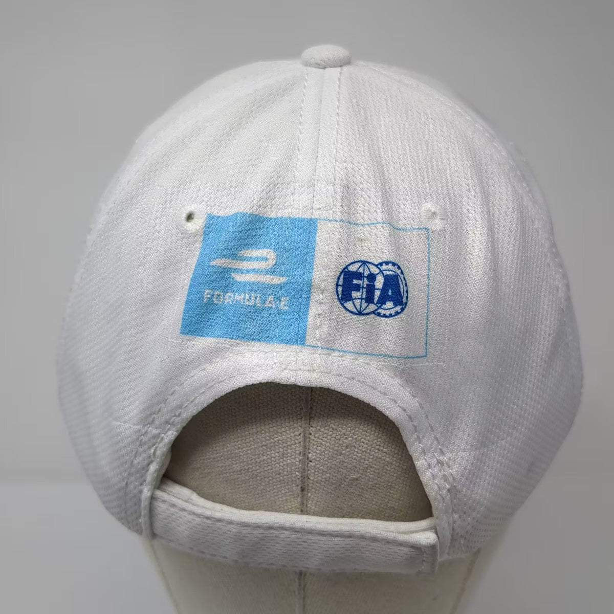 OTTO ABB FIA Formula-E Championship Cap White Blue Red OSFM Racing Strapback Hat