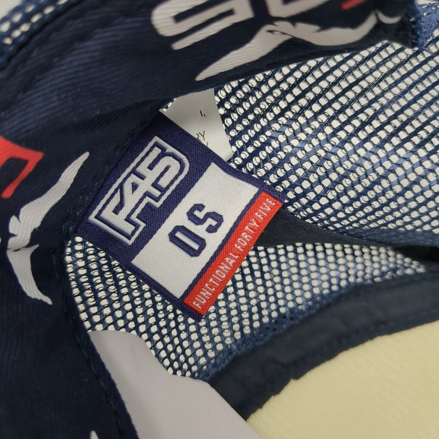 F45 Functional 45 Training Snapback Trucker Hat Blue OS Adjustable Mesh Back