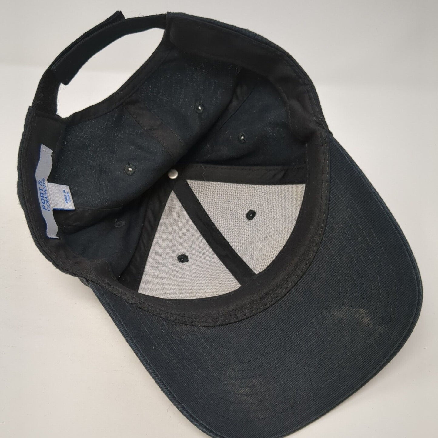 MAV Event Services Strapback Hat Black One Size 6 Panel Port & Company