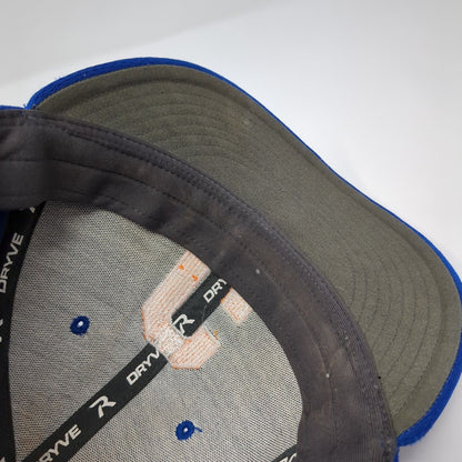 Letter C #3 Fitted Hat Blue S-M Embroidered Richardson Dryve 6 Panel