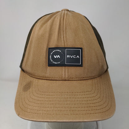 RVCA Patch Snapback Mesh Back Trucker Hat Multicolor Mid Fit Flexfit