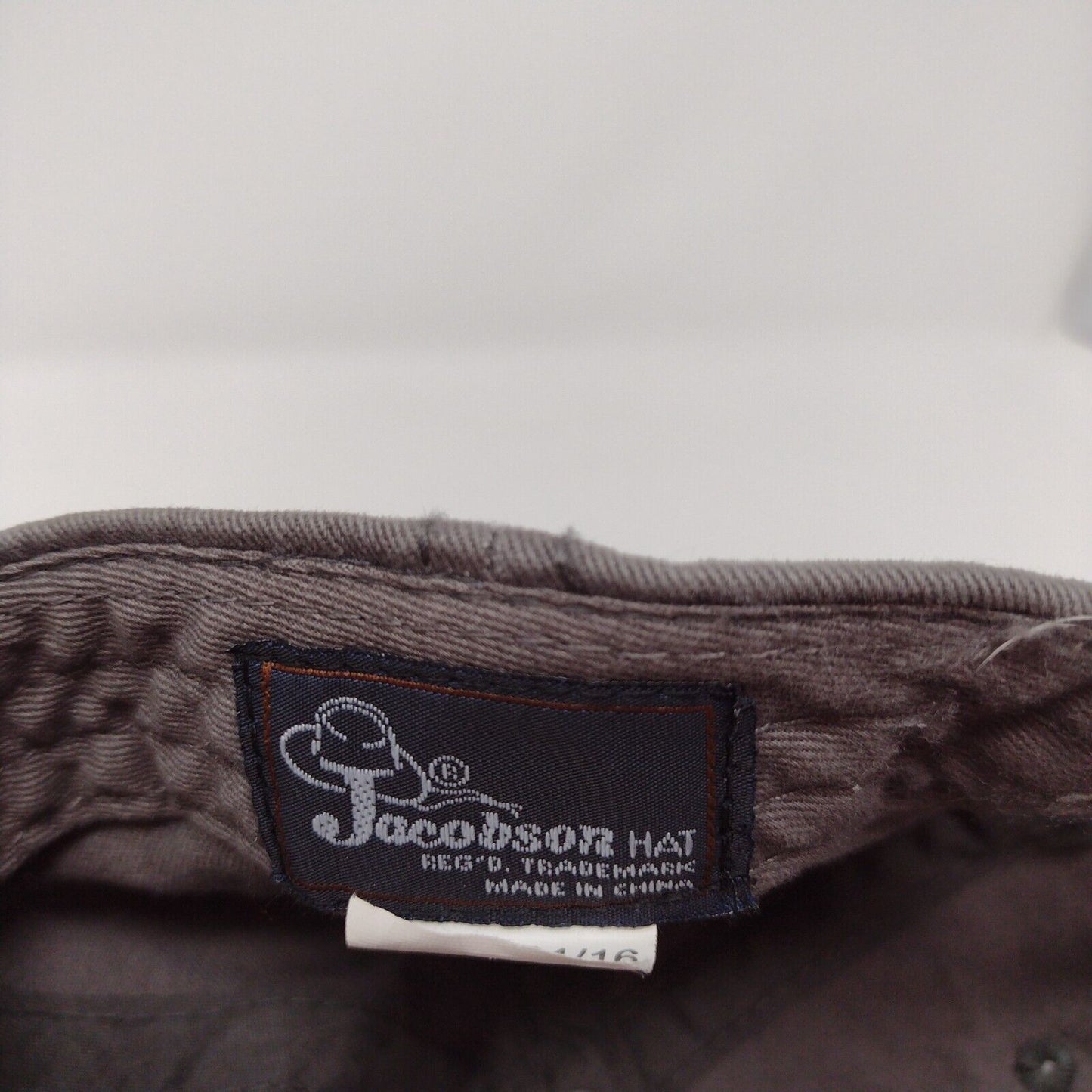 Ocean Shores Washington Strapback Hat Gray OSFA Embroidered Jacobson