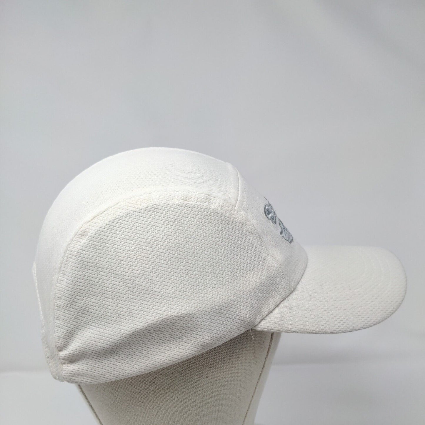 Straight Down Strapback 5 Panel Hat White One Size Embroidered Legendary