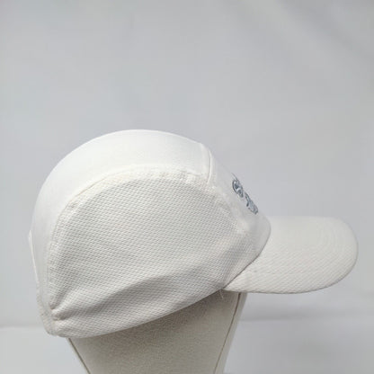 Straight Down Strapback 5 Panel Hat White One Size Embroidered Legendary