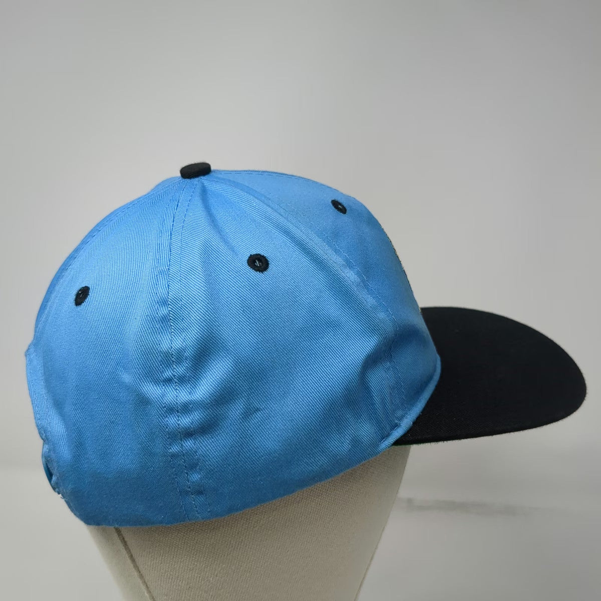 Cameron Sports Snapback Blue Black One Size Green Underbrim Caveman Graphic Hat