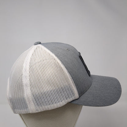 Sovrn Patch Snapback Trucker Hat Gray One Size Mesh Back Adjustable