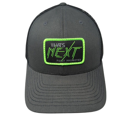 What's Next Fully Promoted Snapback Trucker Hat Gray One Size Mesh Back