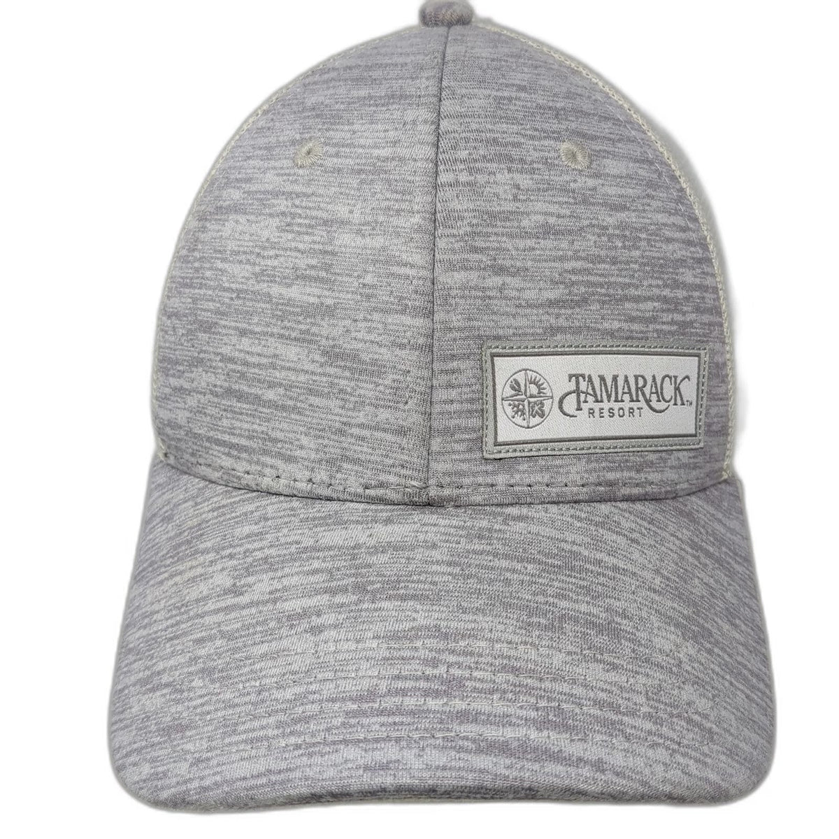 Pukka Trucker Hat Gray White One Size Tamarack Resort Patch Mesh Snapback
