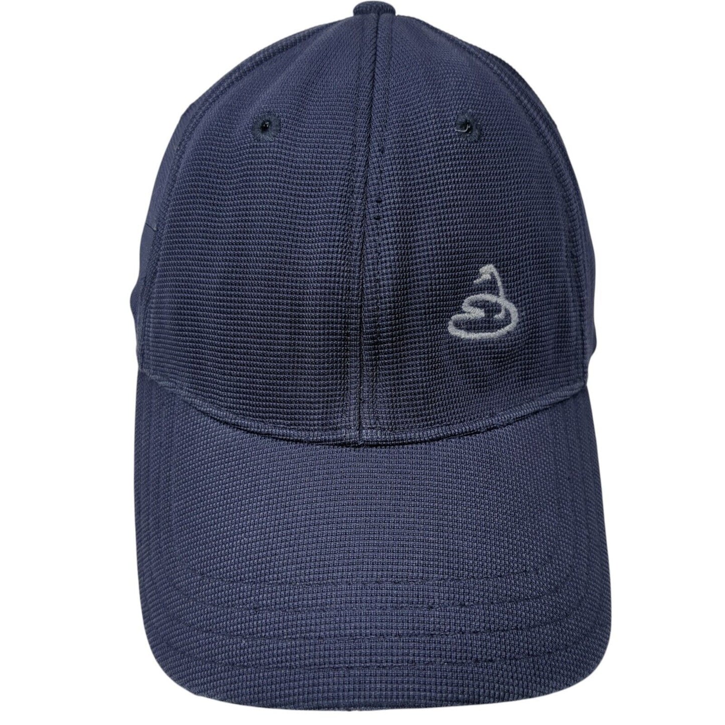 Signatures Stretch Fitted Hat Blue One Size Lightweight Embroidered 6 Panel