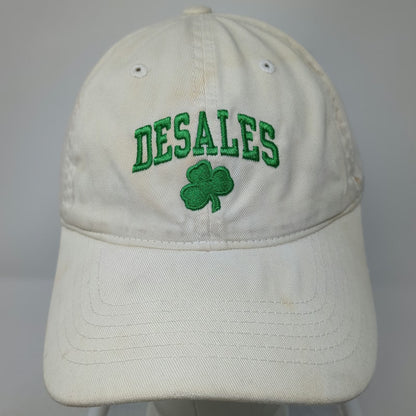 ML Authentic Headwear Baseball Cap Beige One Size DeSales Shamrock Cotton Hat
