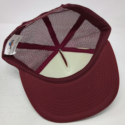 Winner Trucker Hat Red One Size Familian Pipe & Supply Mesh Rope Cord Hat