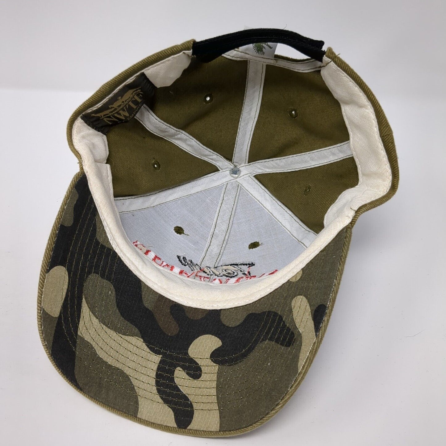 Team NWTF Member Strapback Hat Brown One Size Adjustable Embroidered Empire