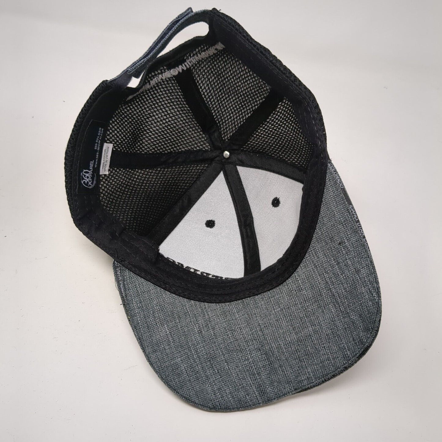Trimco Millwork Strapback Mesh Back Hat Gray OSFA Therma-Tru Doors