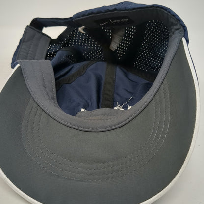 Nike Baseball Cap Blue One Size View Embroidery Dri-Fit Perforated Strapback Hat