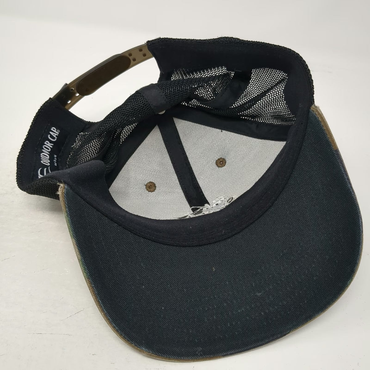 Outdoor Cap Trucker Hat Green Brown One Size Pocono Manor Snapback Mesh Camo PA