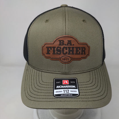 B.A. Fischer Original 112 Trucker Hat Multicolor One Size Adjustable Richardson